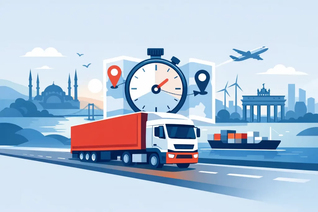 Lieferzeit LKW Türkei Deutschland realistisch
