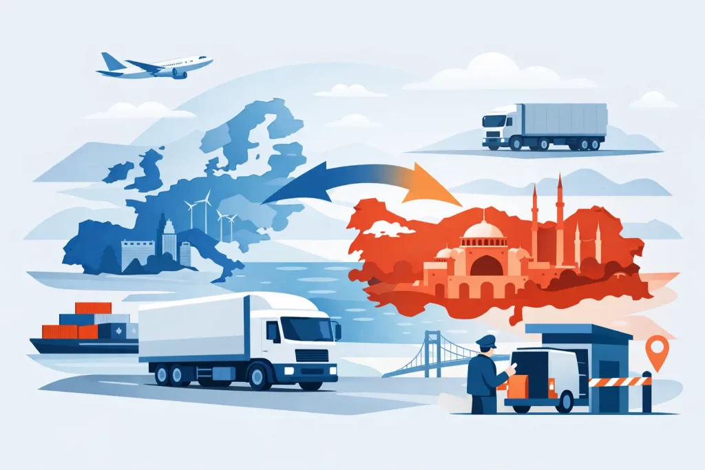 LTL Türkei Europa richtig steuern