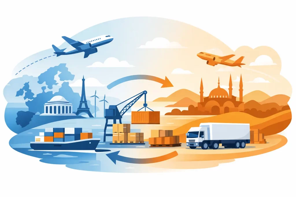 Leitfaden für Europa-Türkei-Warenfluss