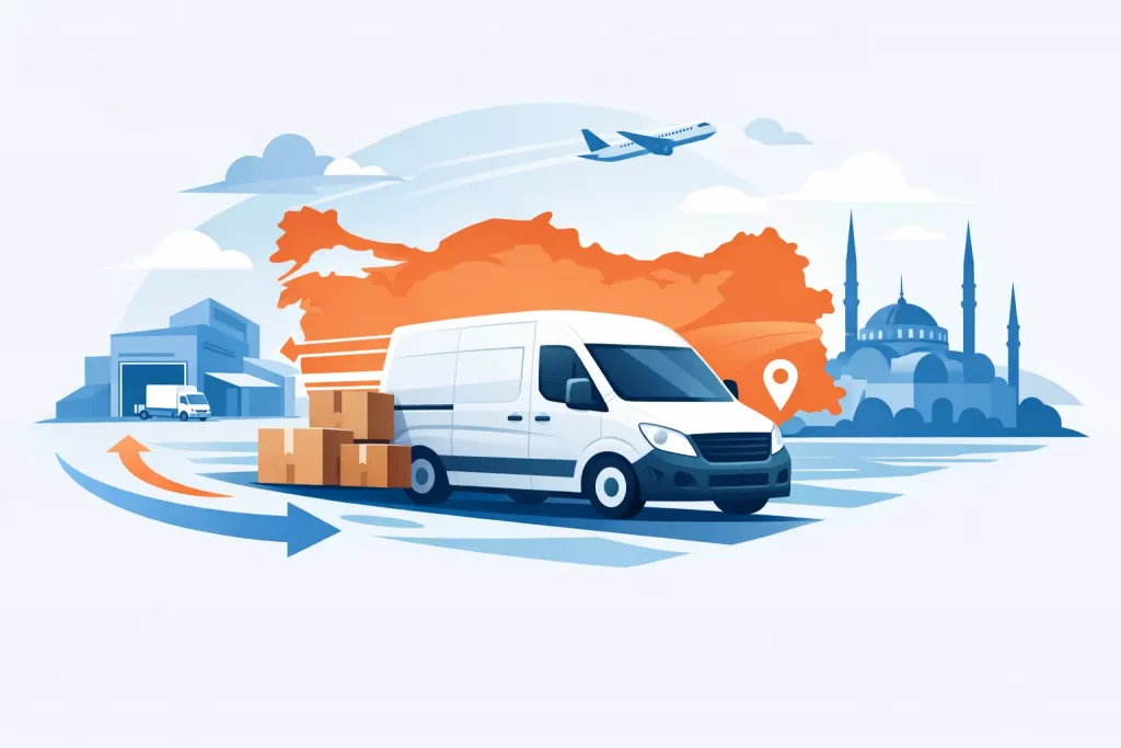 Panelvan Transport Türkei für eilige B2B-Sendungen