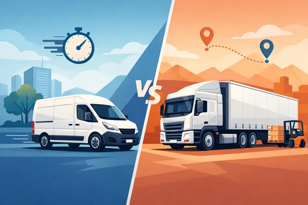 Panelvan oder LKW Express: Was passt wann?
