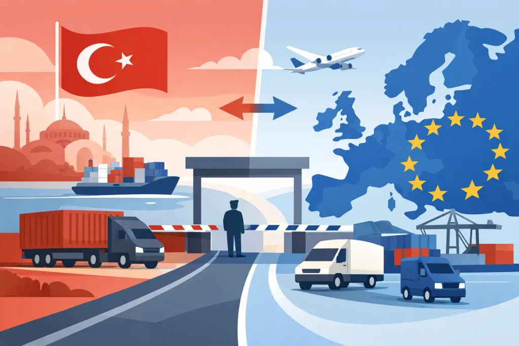 Wann braucht man MRN im Türkei-Europa-Verkehr?