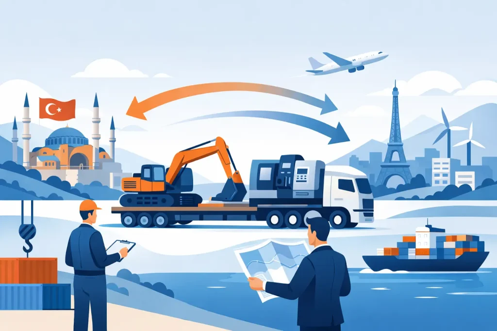 Maschinentransport Türkei-Europa richtig planen