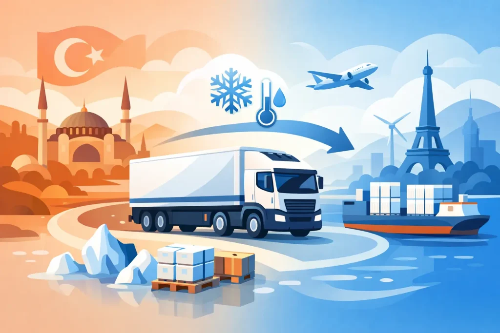 Temperaturgeführte Transporte Türkei-Europa