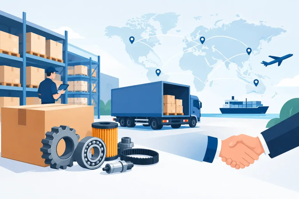 Beste Logistik für Ersatzteile im B2B