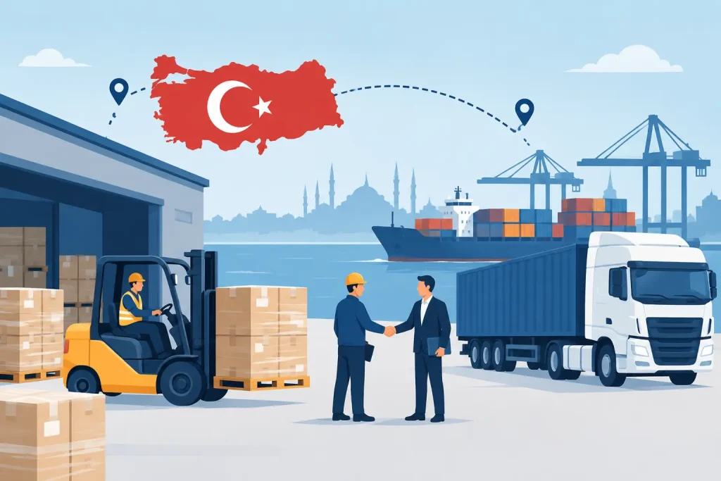 Palettenversand Türkei effizient planen im B2B